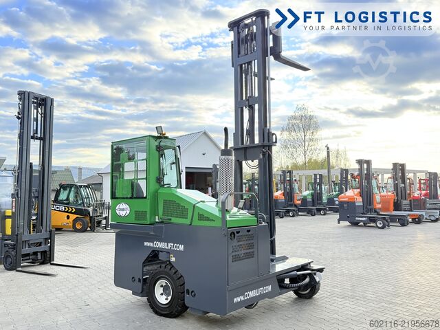 štvorcestný vysokozdvižný vozík Combilift C4000 GAS DUPLEX 4100 FREE-LIFT CABIN
