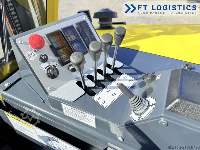 Dört yollu forklift Combilift CB4500 GAS TRIPLEX 6400 FORK POSITIONER