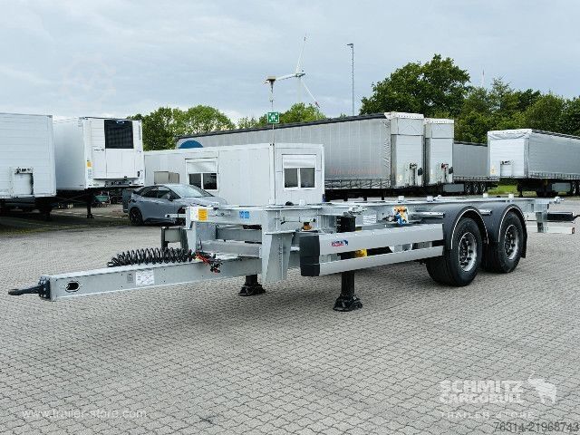 スワップシャーシトレーラー Schmitz Cargobull Zentralachsanhänger Wechselfahrgestell Maxiausführ