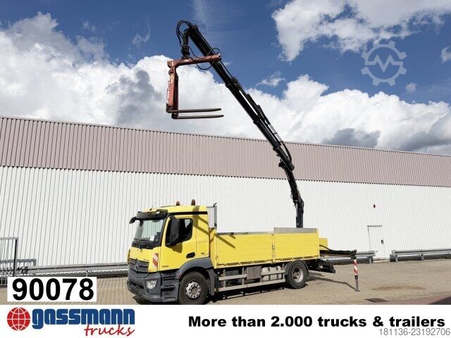 Štandardný ťahač Mercedes-Benz Antos 1832 L 4x2, Heckkran Hiab 111BS-3 HiDuo,