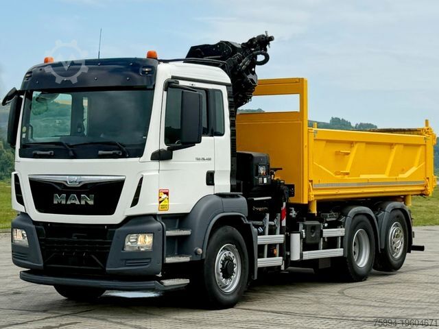 Самосвален камион MAN TGS 26.400 * HIAB X-HIDUO 188 E-3 + FUNK * 6x4