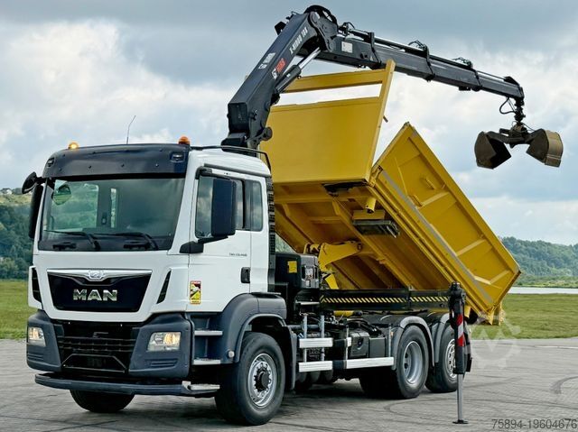 Кран, монтиран на камион MAN TGS 26.400 * HIAB X-HIDUO 188 E-3 + FUNK * 6x4