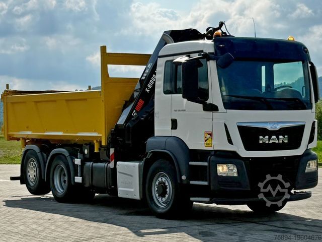 Кран, монтиран на камион MAN TGS 26.400 * HIAB X-HIDUO 188 E-3 + FUNK * 6x4