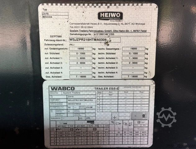 Camion refrigerato MERCEDES-BENZ Actros 2642 HEIWO ISOLATED BOXES DOUBLE DOORS TR