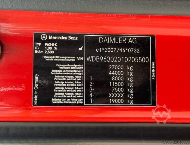 Camion refrigerato MERCEDES-BENZ Actros 2642 HEIWO ISOLATED BOXES DOUBLE DOORS TR