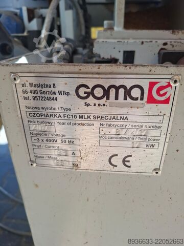 Vienpusė tašavimo staklės GOMA FC10MLK