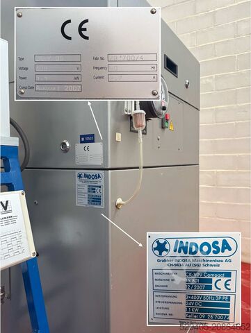 Kutular / kavanozlar / tenekeler / sert konserveler için otomatik doldurma ve kapatma (fiksaj) hattı Indosa Matic 100