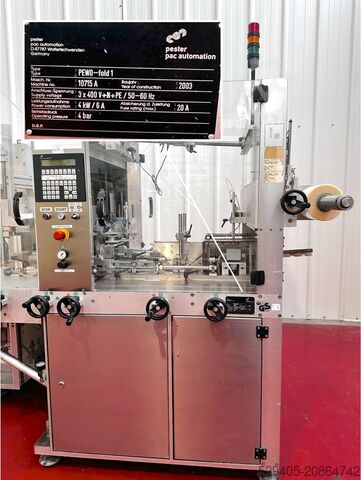Cellophaniermaschine Pester pac automation Pewo-fold 1