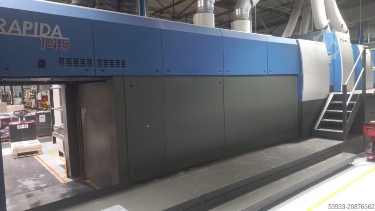 Ofsetni tiskarski stroj KBA Rapida RA 145-6+LTTL ALV