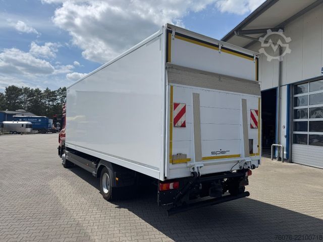 Kutu kamyonu MERCEDES-BENZ 1224 L 7,3m  LBW 1.5t Klima Heizung 1 Bett