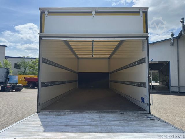 Kutu kamyonu MERCEDES-BENZ 1224 L 7,3m  LBW 1.5t Klima Heizung 1 Bett