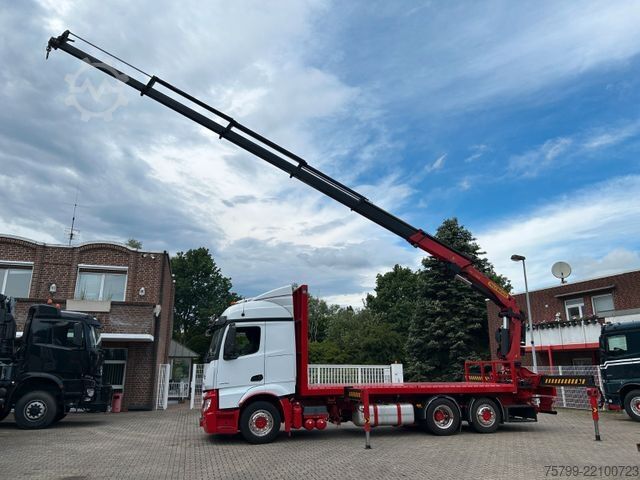 Kamyon üzerine monteli vinç MERCEDES-BENZ 2642 Pritsche Plattform BDF+PK 27000 Kran+Seilw.