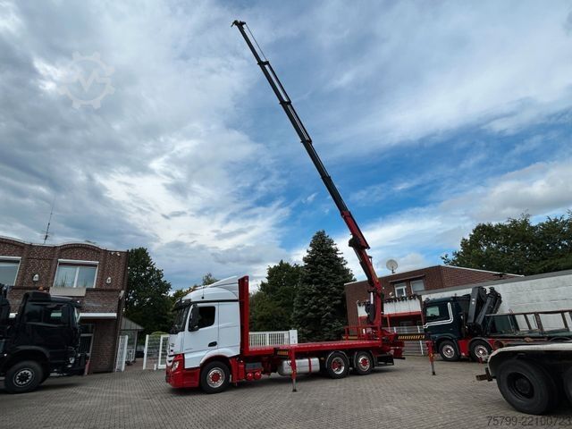 Kamyon üzerine monteli vinç MERCEDES-BENZ 2642 Pritsche Plattform BDF+PK 27000 Kran+Seilw.