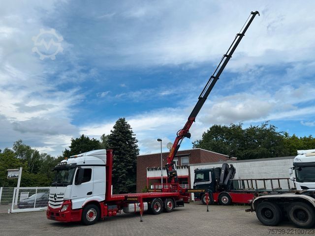 Kamyon üzerine monteli vinç MERCEDES-BENZ 2642 Pritsche Plattform BDF+PK 27000 Kran+Seilw.