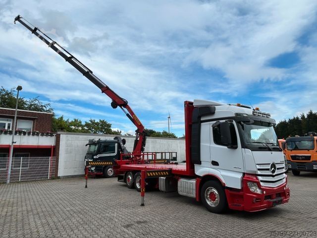 Kamyon üzerine monteli vinç MERCEDES-BENZ 2642 Pritsche Plattform BDF+PK 27000 Kran+Seilw.