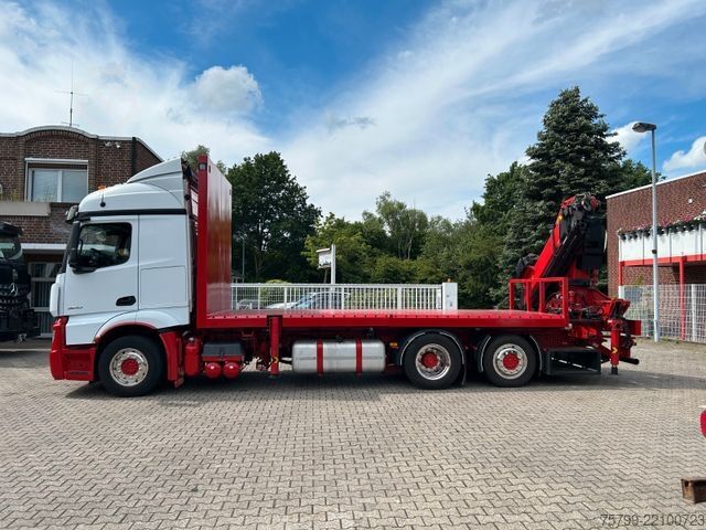 Kamyon üzerine monteli vinç MERCEDES-BENZ 2642 Pritsche Plattform BDF+PK 27000 Kran+Seilw.