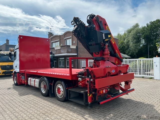 Kamyon üzerine monteli vinç MERCEDES-BENZ 2642 Pritsche Plattform BDF+PK 27000 Kran+Seilw.