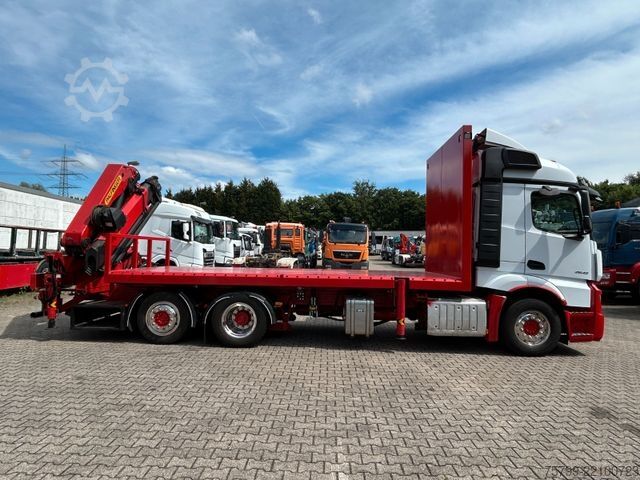 Kamyon üzerine monteli vinç MERCEDES-BENZ 2642 Pritsche Plattform BDF+PK 27000 Kran+Seilw.