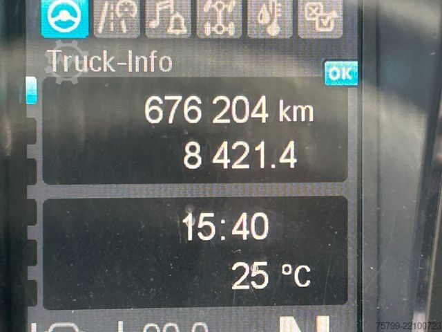Kamyon üzerine monteli vinç MERCEDES-BENZ 2642 Pritsche Plattform BDF+PK 27000 Kran+Seilw.