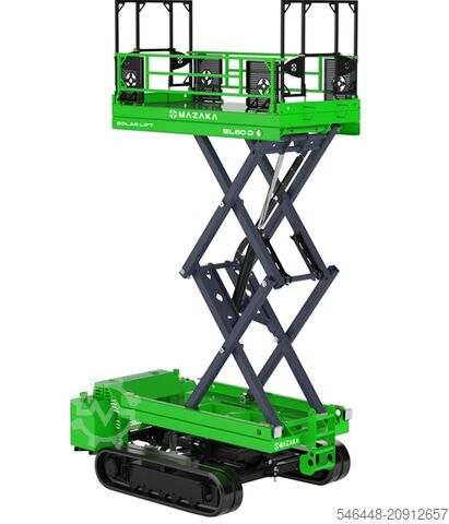 Nacelă autopropulsată pe şenile Mazaka Heavy Industry SL60D SOLAR LIFT