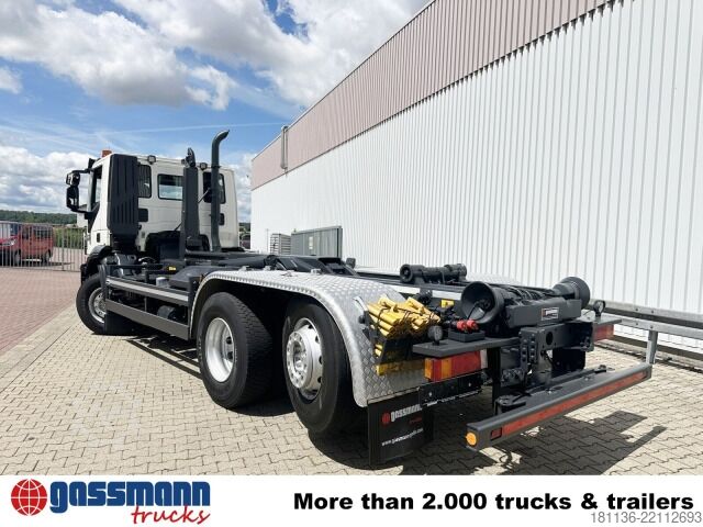 Kanca kasalı yük kamyonu (roll-off) Iveco Stralis AD260S36 6x2/4, EEV, Meiller RK 20.70,