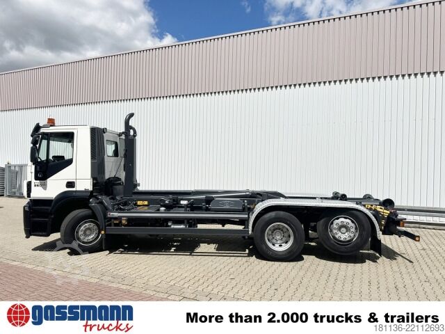Kanca kasalı yük kamyonu (roll-off) Iveco Stralis AD260S36 6x2/4, EEV, Meiller RK 20.70,