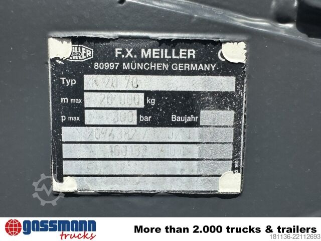 Kanca kasalı yük kamyonu (roll-off) Iveco Stralis AD260S36 6x2/4, EEV, Meiller RK 20.70,