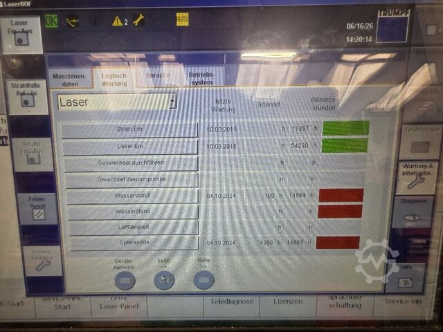 Punzonadora láser Trumpf TruMatic 7000-1300