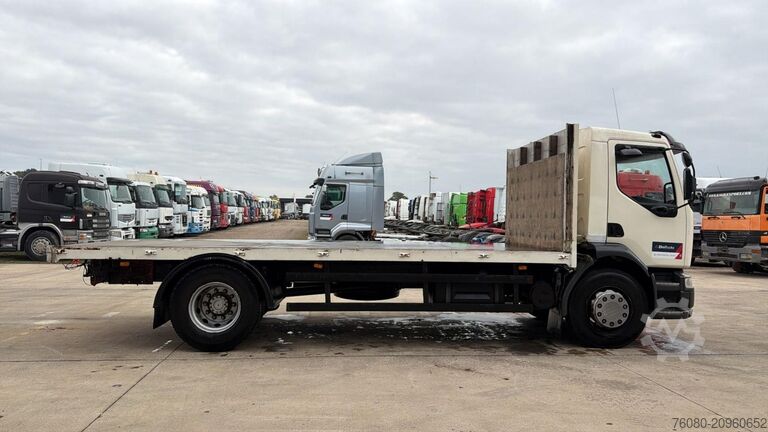 Treler platform Renault Midlum 270 (18 TONNES / BOITE MANUELLE / MANUAL...