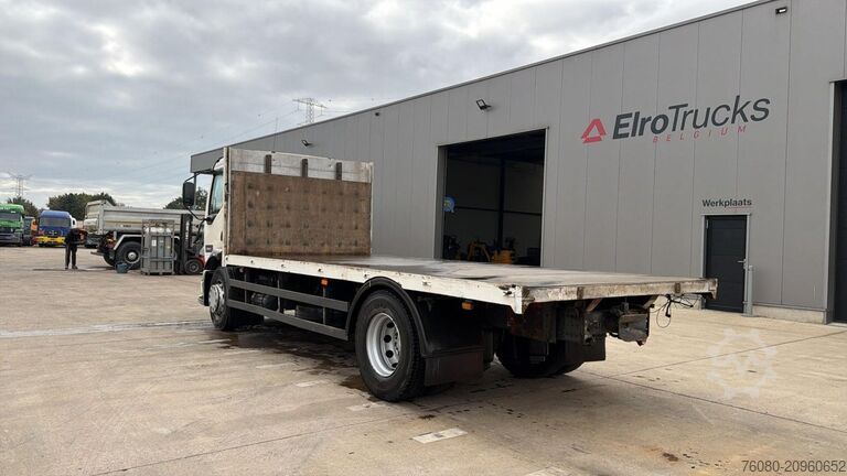 Treler platform Renault Midlum 270 (18 TONNES / BOITE MANUELLE / MANUAL...