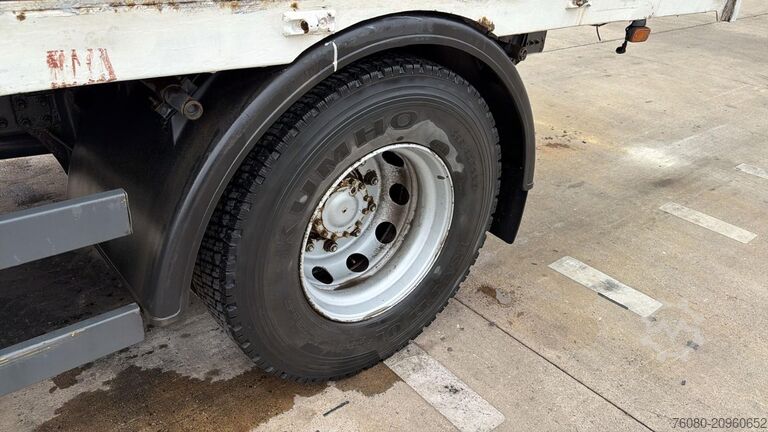 Treler platform Renault Midlum 270 (18 TONNES / BOITE MANUELLE / MANUAL...