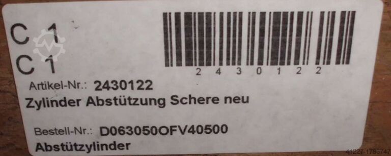 Hydraulisk cylinder GSL German Standard Lift D0630500FV40500