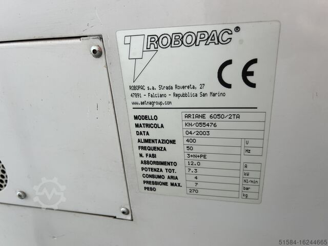 Stroj za pakiranje Robopac Ariane 6050/2TA