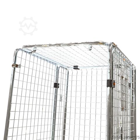 Gebrauchte Anti-Diebstahl Rollbehälter A-Gestell, nestbar, L: 850, B: 670, H: 1850 (mm). Kruizinga 98-7420GB