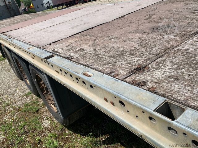 Pracovná plošinová náves SCHMITZ CARGOBULL SPL 24 Plateau_ Flatbed_ verzinkt_ Rungen