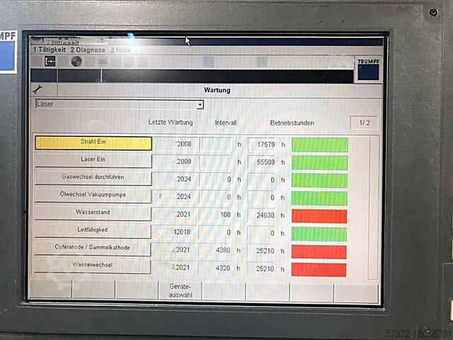 数控激光切割机 Trumpf TruLaser 5030 (L16)