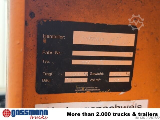 Container cu cârlig Hagemann HAGEMANN Abrollcontainer mit hydr. Deckel ca.