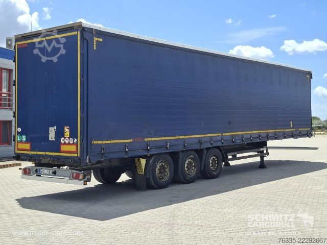 Brandalı açık yarı römork Kögel Curtainsider Mega