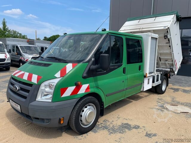 Double cab van Ford Transit FT 460 2.4 TDCI 3S-Kipper AHK 3T