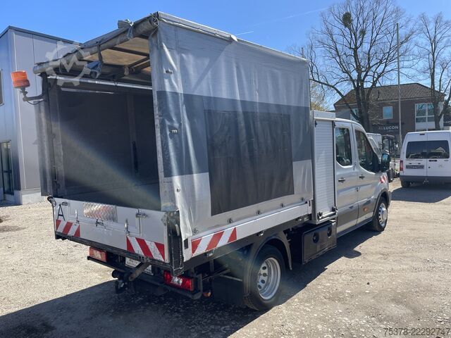 фургон-шторник Ford Transit Kipper aus 1.Hand+Klima+AHK+EU5