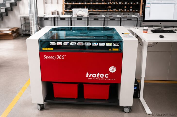 Makinë gravimi Trotec Speedy 360 CO₂-Laser | Neue Röhre