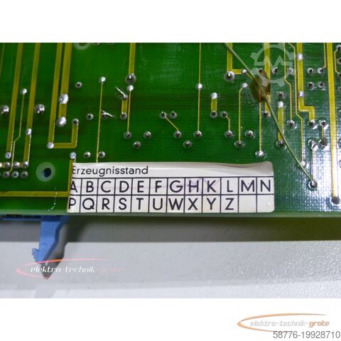 Siemens Komponente Siemens 6SC6000-0NA00 FGB Regelung E Stand K IN:91 SN HO.44746-BIL 36