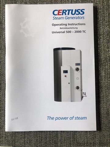 Parogenerátor Certuss Universal 500 TC + Certuss CVE 500 TC