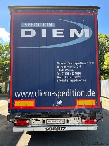 Plachta Schmitz Cargobull MEGA,  3-Achs-Auflieger, Tautliner, EDSCHA, Lif...