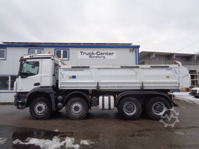 Savitvežis MERCEDES-BENZ Arocs 3246 /Blattfederung/Bordmatik/Meiller