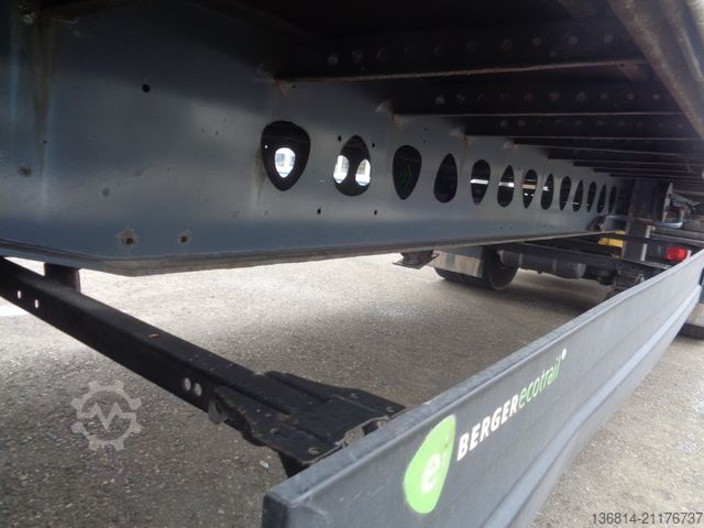 Atvira puspriekabė su tentu  SAPL 24 Mega Liftachse SAF 435/50 R19,5