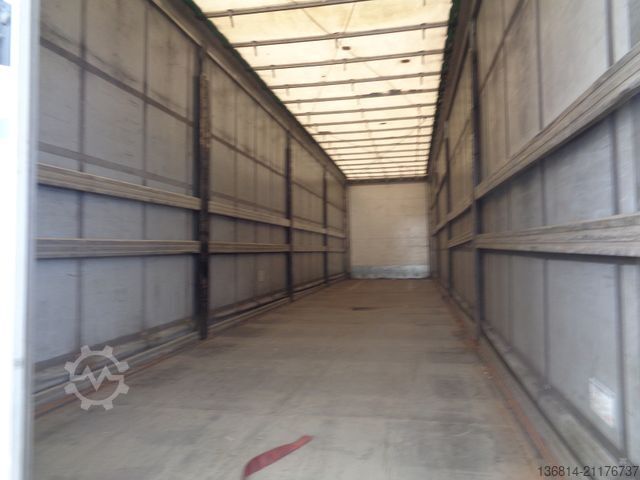 Atvira puspriekabė su tentu  SAPL 24 Mega Liftachse SAF 435/50 R19,5