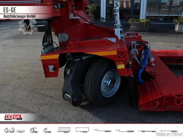 Žemagrindė puspriekabė FAYMONVILLE Gigamax Tiefbett 1+3