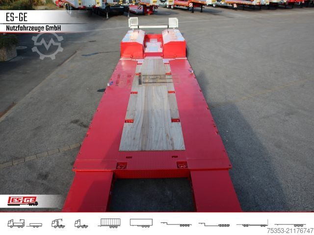 Žemagrindė puspriekabė FAYMONVILLE Gigamax Tiefbett 1+3