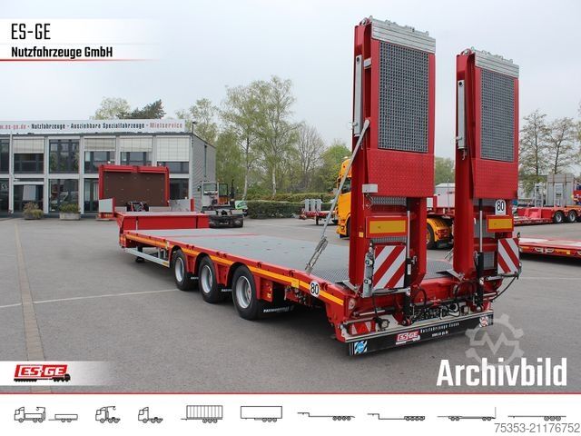 Žemagrindė puspriekabė FAYMONVILLE Multimax Plus Satteltieflader Hebebett